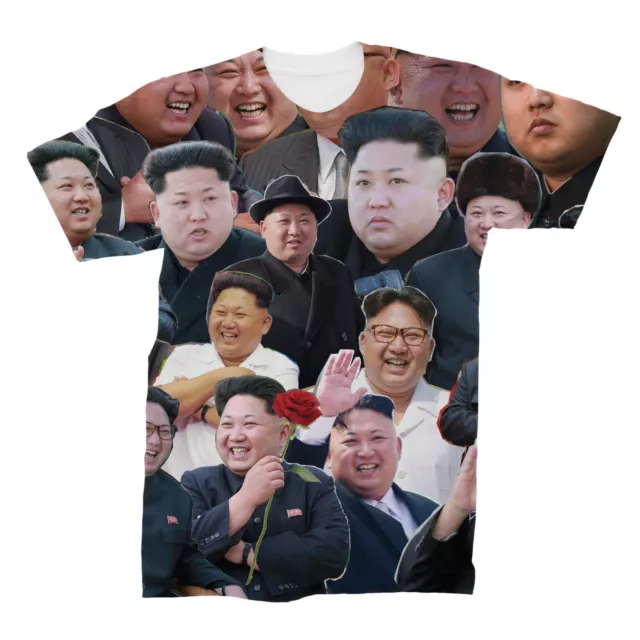 Kim Jong-un Photo Collage T-Shirt