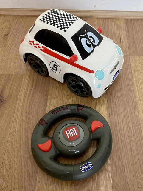 Chicco Fiat 500 RC Remote Control Sports Car Chicco , Remote Controlled White