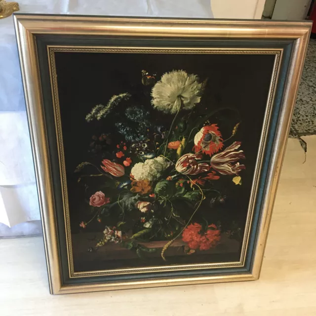 Öl auf Leinwand Jan Davidsz de Heem Blumenvase DIETZ-​Replik 82x70cm/ B73