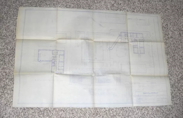 ANTIQUE 1940s FORT MCPHERSON ATLANTA GA GEORGIA SCHEMATICS BLUEPRINTS