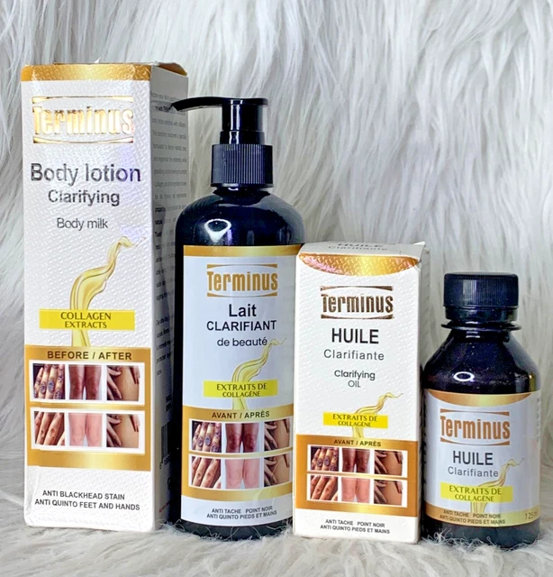 Duo MIXA & RHODESCLAIR : Lait éclaircissant + Huile Collagène Vitamine E - Soin Anti-taches
