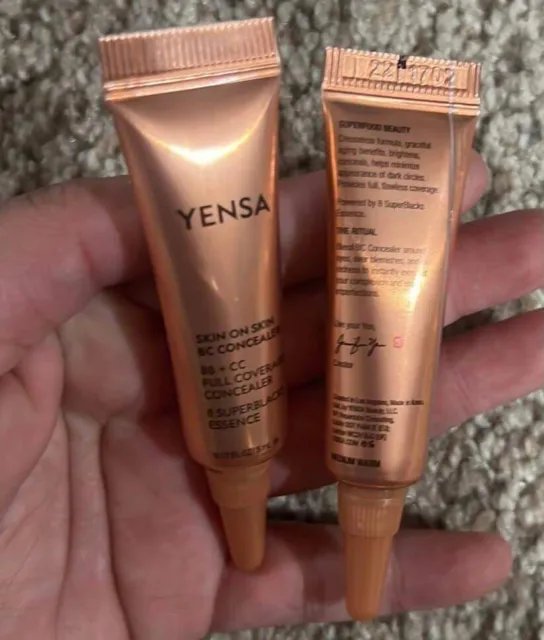 2 Yensa Skin On Skin BC Concealer Medium Warm 0.17 fl oz/5mL NEW no Box