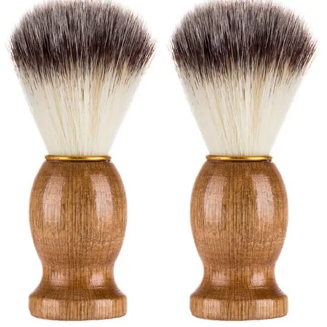 100% Pure Badger Hair Shaving Badger Brush for Men's For All Skin Types Wood