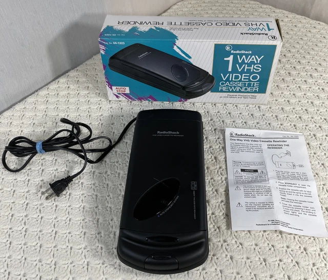 RadioShack 44-1223 Video Tape Rewinder Tested Works