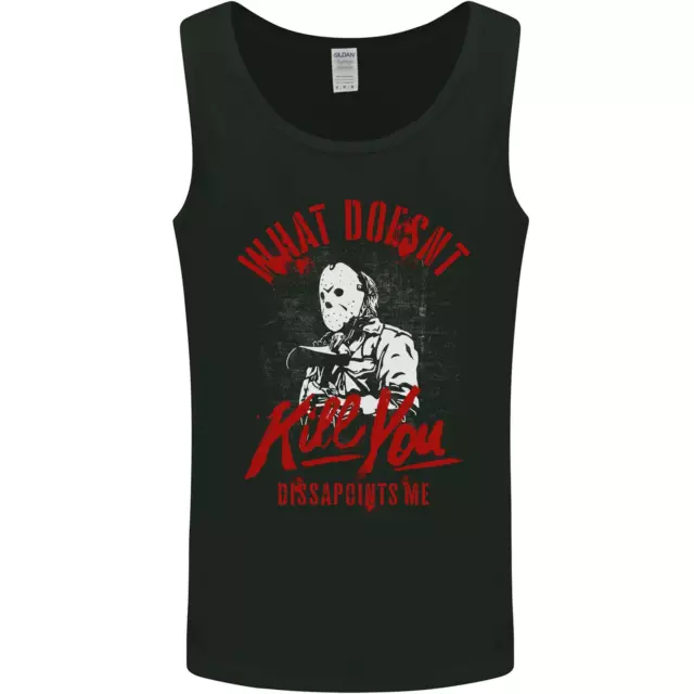 What Doesnt Kill Halloween Serial Killer Mens Vest Tank Top