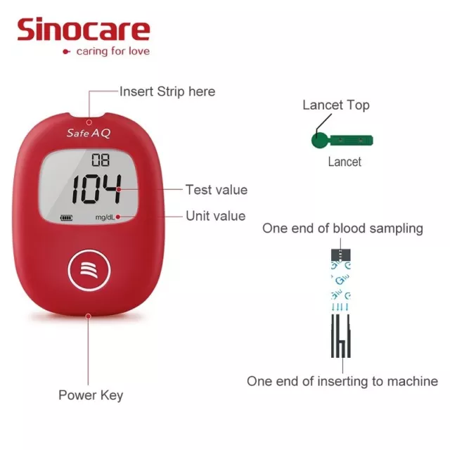 Safe AQ 50 Kit Monitor de glucosa en sangre Ofertas (Caducidad 6-8 meses) 2