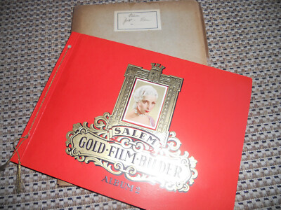 SAMMELBILDERALBUM ZIGARETTENBILDER SALEM Gold Film Schauspieler Album 2