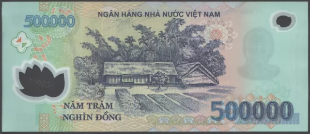 Vietnam Socialist 500,000 Dong 2006 Unc Prefix Ei,Ho Chi Minh,Hcn Birthplace In 2