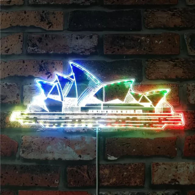 ADVPRO Sydney Opera House Australia RGB Dynamic Glam LED Sign st06-fnd-i0264-c