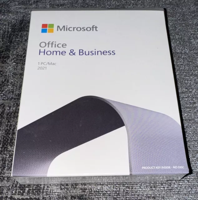 Microsoft Office 2021 Home Business Word Excel Outlook Windows PC Mac New Sealed
