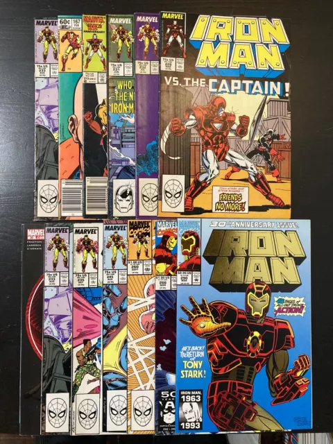 Huge Iron Man Vol. 1 Lot! 14 Comics See Pics For Condition