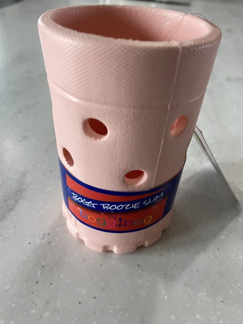 Bolso Bogg Boozie Koozie DELGADO Lata Portabebidas Rosa Claro Seltzer NUEVO $15