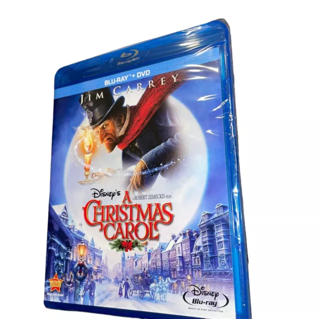 Disneys A Christmas Carol Blu Ray Dvd Jim Carrey Robert Zemeckis
