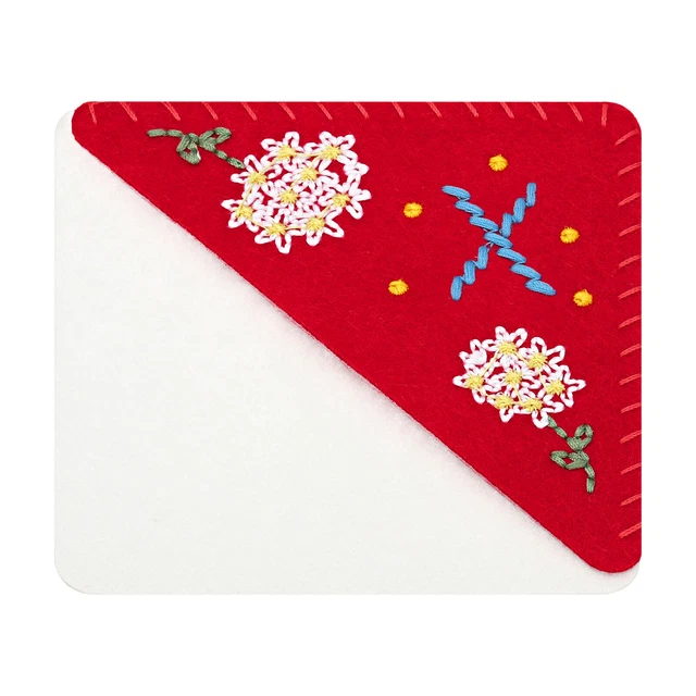 Weihnachtsstrumpf Mit Besticktem Buchstaben – Rot-weiß, 18x15 Cm, Für Geschenke & Deko