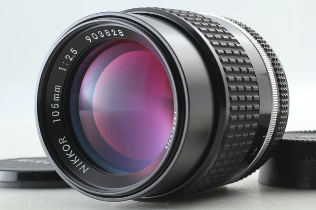 MINT] NIKON NIKKOR Ai-s Ais 105mm Telephoto Portrait MF Lens
