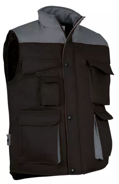 Gilet De Travail Sans Manches Thunder Bicolore En Taille S M L Xl Xxl Xxxl