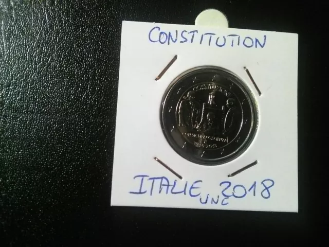 Pieces de monnaie De 2 Euros Commémorative Année 2018 Italienne UNC