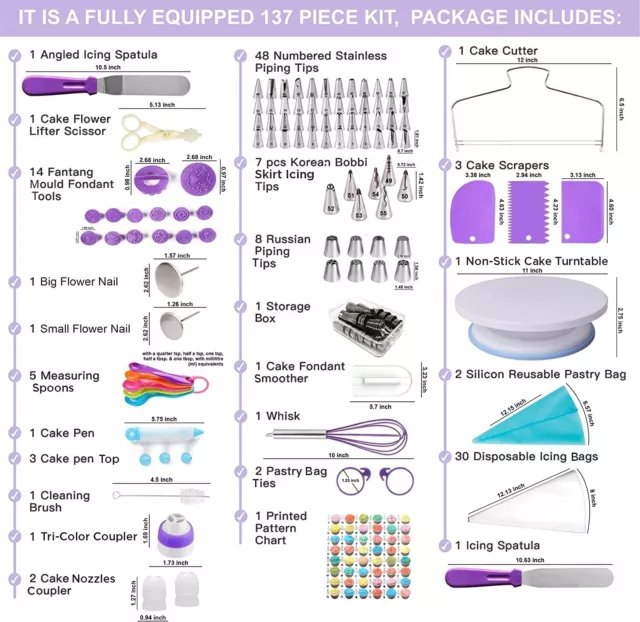 New Baking Cake Decorating Supplies Kit Cake Decorating Kit-Cake Decorating Supp