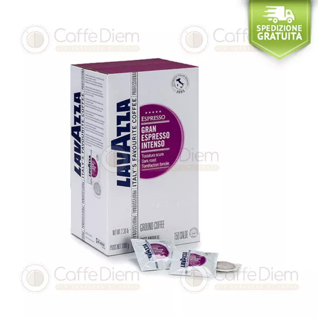 900 Cialde Carta Ese 44mm Lavazza Caffè Gran Espresso Intenso Tostatura Scura