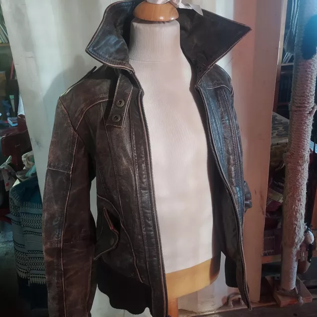 Rio Grande Original Leather Blouson en cuir