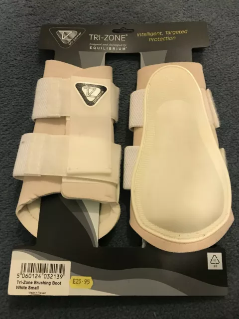 Equilibrium Tri-Zone Brushing Boots White Small