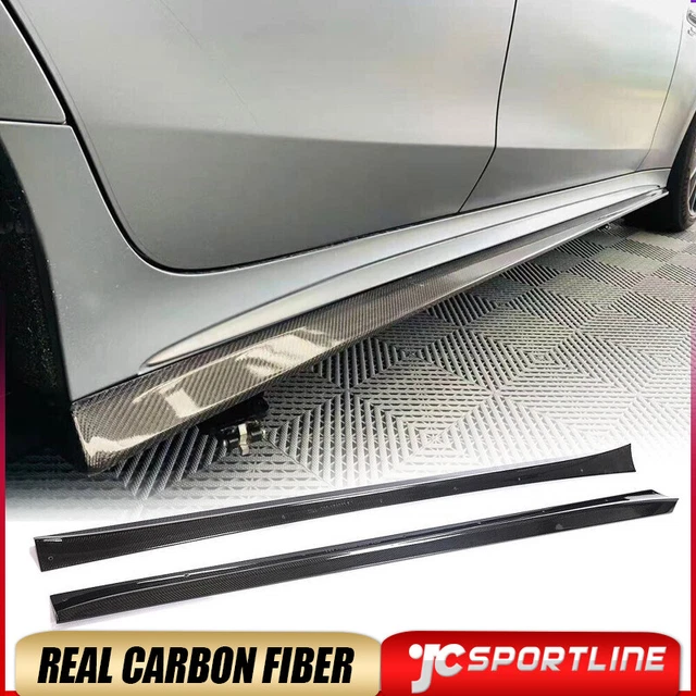 For Mercedes Benz X290 AMG GT53 GT63 19-22 REAL Carbon Side Skirts Extension Lip