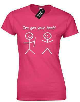 HO ricevuto la tua schiena Donna T-Shirt con Slogan Croupier UMORISMO AMICO presenti