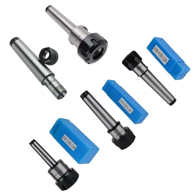 Moulin Support Collet Industrie Carbone Acier Chuck Pièces Argent + Black