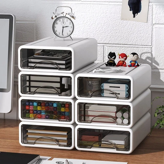 Storage Drawers Desk Organizer Box Stationery Drawer Storage Box Desk Shelving