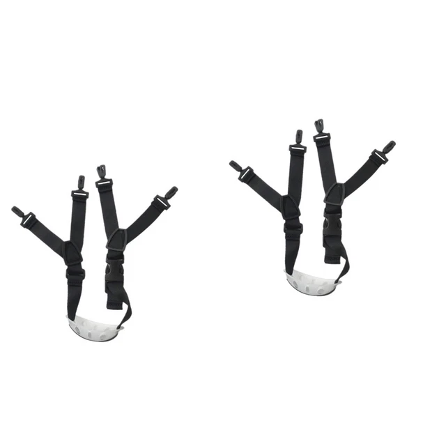 2 Count Sangle De Casque Réglable Mentonnière Élastique Pour Sécurité