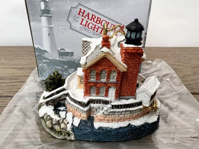 1997 Harbour Lights Ornament Saugerties Lighthouse New York NEW