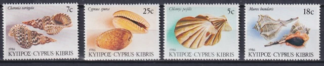 Cyprus 1986 Shells MNH**
