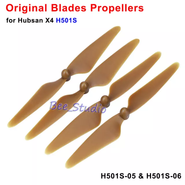 4pcs Original CW/CCW Props Blades Propellers Set for Hubsan X4 H501S RC Drone