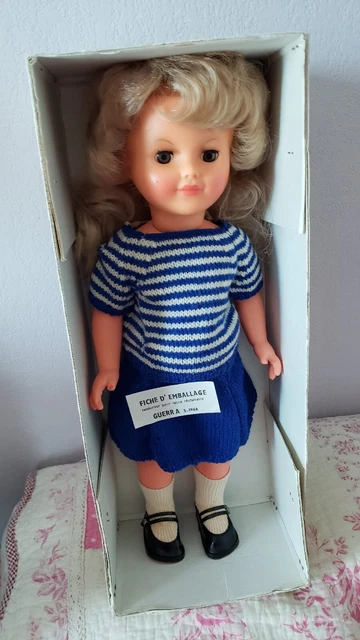 Poupée Marie-Françoise Modes et Travaux années 60 et Boîte (descriptif + photos)