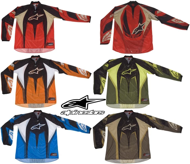 Maglietta Motocross Alpinestars MX Adulti Techstar Off Road Enduro Quad ATV MTB