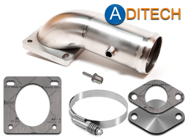 Kit Suppression EGR 1.9 TDI 130/160 CV - Tuyau + Accessoires Argent Pour Diesel VW/Audi/Skoda/SEAT
