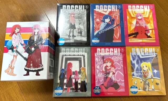 BOCCHI THE ROCK ! Vol.1~Vol.6 set All Volume Blu-ray Mint with storage box