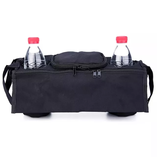 Pram Pushchair Stroller Baby Buggy Cup Bottle Drink Holder Bag Organiser Rack