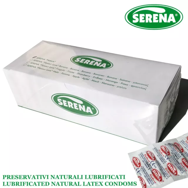 Serena Nature Preservativi Latex Condoms Profilattici Preservatifs 53 mm