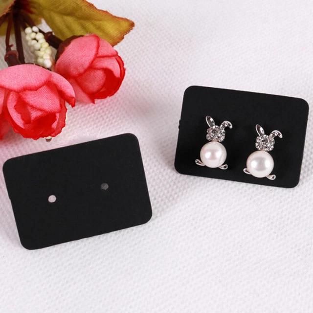 100x Jewelry earring ear studs hanging display holder hang cards organizer*b^ob