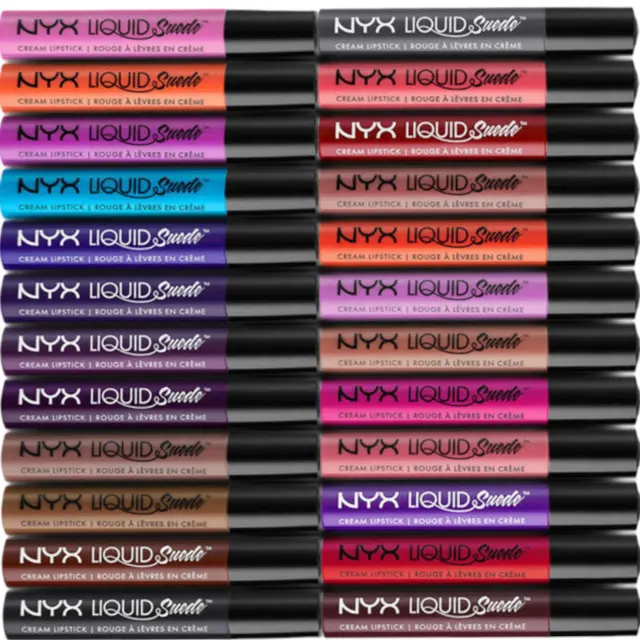 2x NYX PROFESSIONAL MAKEUP Liquid Suede Creme Lippenstift – verschiedene Farben