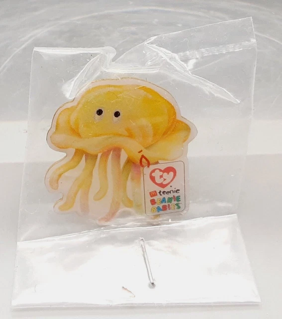 MCDONALDS TY TEENIE Beanie Babies Goochy Jellyfish Pin Badge Brooch £8.