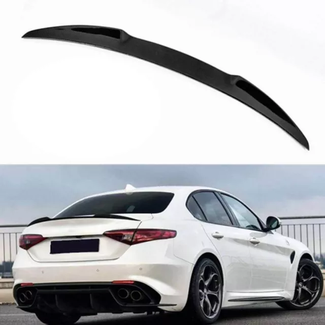 Alettone Spoiler Posteriore Nero Baule Alfa Romeo Giulia Quadrifoglio Verde Look