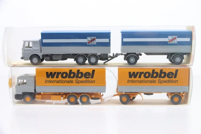 WIKING 1/87 HO - Lot de 3 Camion Semi remorque MAN D EUR 20,00
