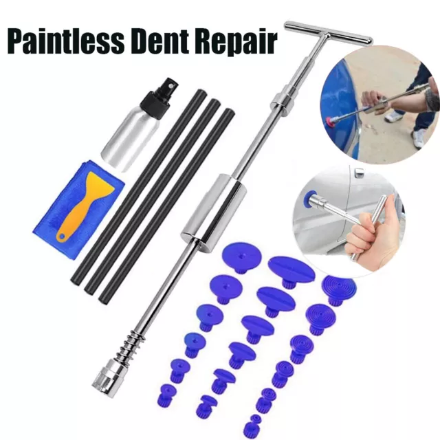 Car Body Paintless Dent Repair Removal Set Glue Puller Tabs Pulling PDR Tool Kit