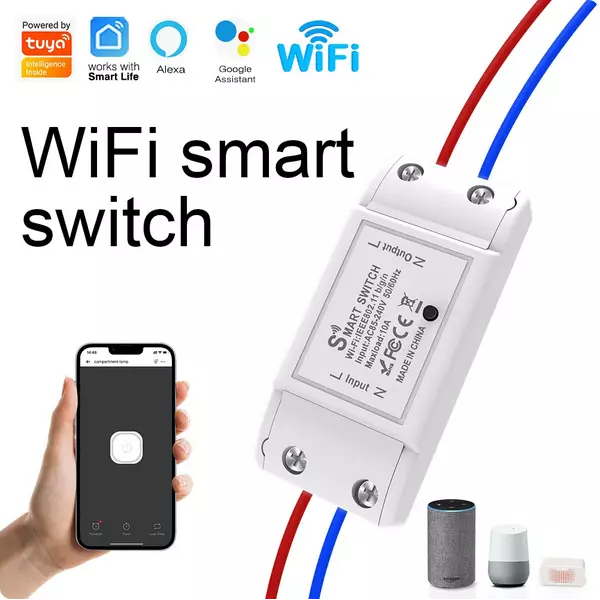 interrupteur Connectée Switch Wifi Smart Liife intelligente Vocal Alexa Google