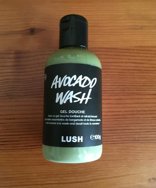 NUEVO SIN USAR Exuberante AGUACATE LAVADO gel de ducha 100 g Vegano DESCONTINUADO RARO Francés