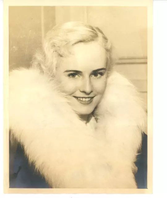 VINTAGE 8X6 PUBLICITY Photo Actress Paulette Goddard as a blonde 1932 ...