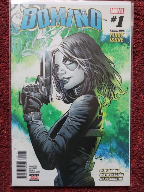 Domino #1 (2018, Marvel Comics), 1st Print NM, Greg Land Cover