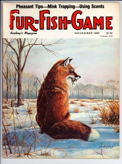 FUR-FISH-GAME MAGAZINE ARCH 1970 Winter Lake Trout £9.46 - PicClick UK
